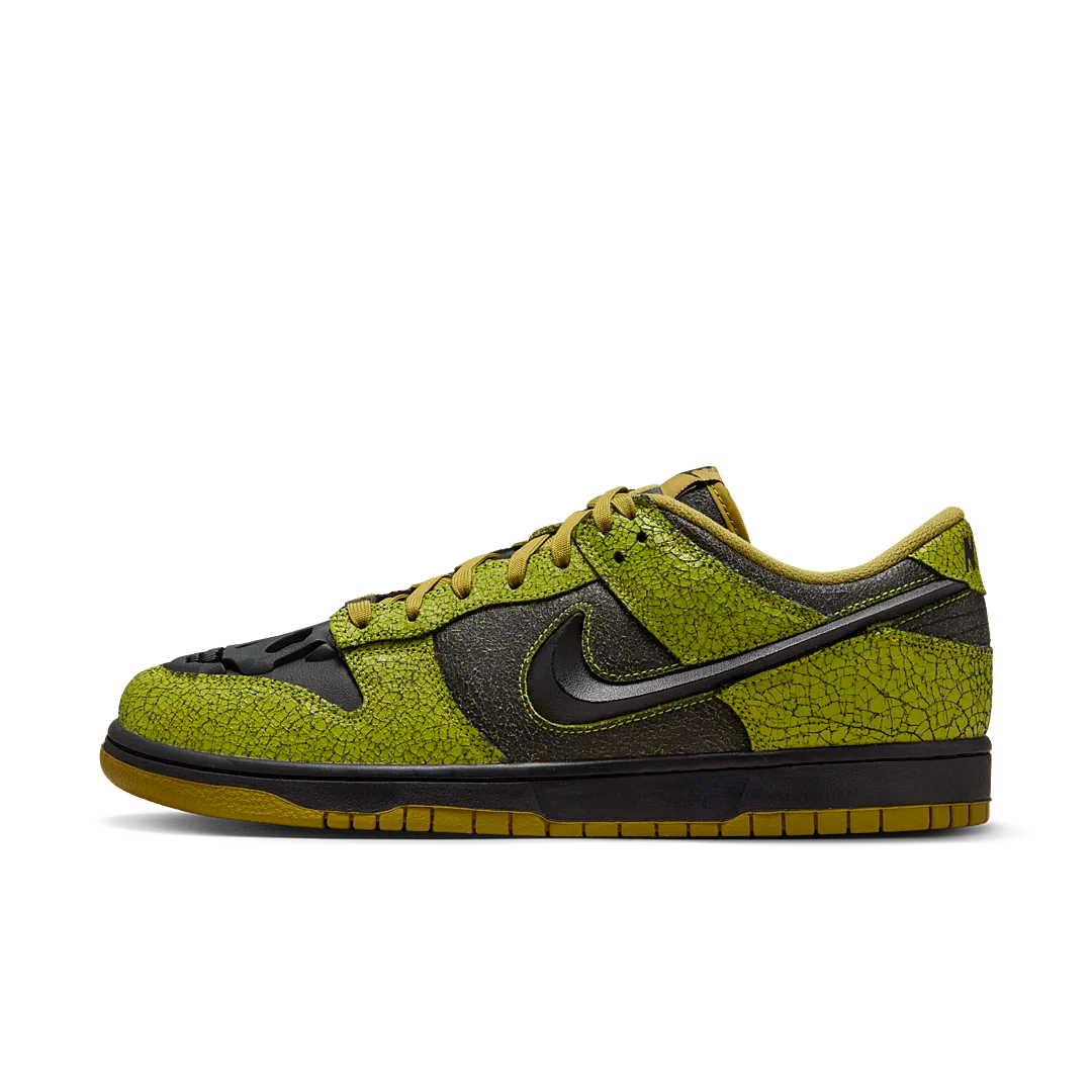 Nike Dunk Low Retro QS Halloween Skull, Bright Cactus/Black/Green Curry (HV6103-300)