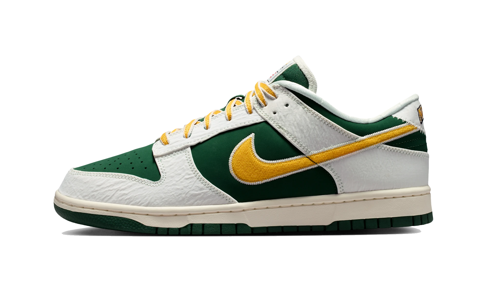 Nike Dunk Low Retro Varsity Jacket Sail Fir University Gold