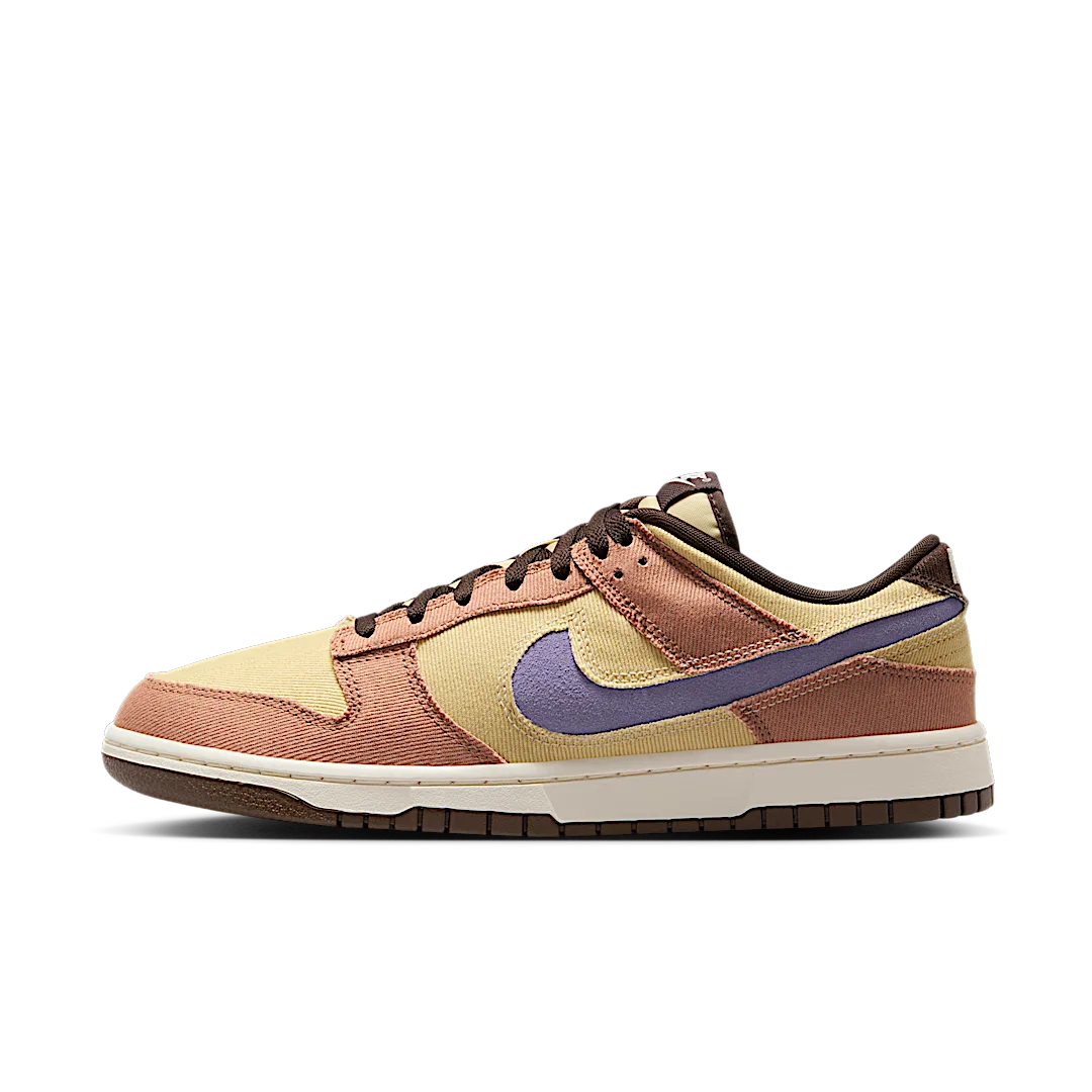 Nike Dunk Low SE Denim Dusted Clay, Dusted Clay/Amethyst-Team Gold-Baroque Brown-Pale Ivory (HF3141-200)