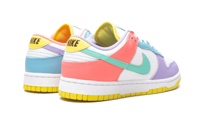 Nike Dunk Low SE Easter Candy, White/Green Glow-Sunset Pulse (DD1872-100)