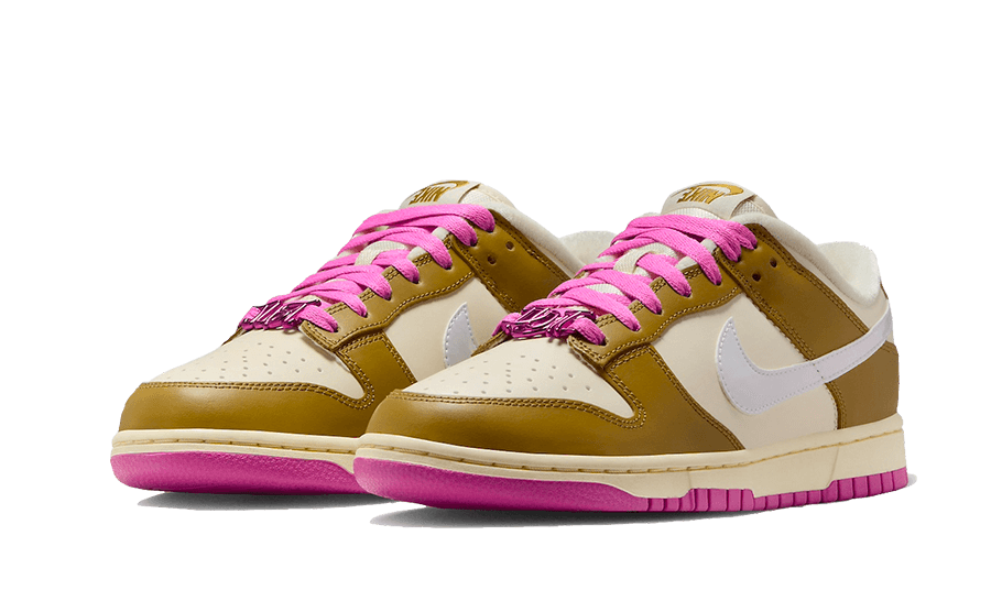 Nike Dunk Low SE Just Do it Bronzine Pink, Bronzine/Playful Pink/Alabaster/Coconut Milk (FD8683-700)