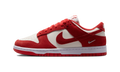 Nike Dunk Low Sail White Metallic Silver Light Crimson