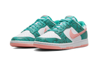 Nike Dunk Low Snakeskin Washed Teal Bleached Coral, White/Washed Teal-Beach Coral-Black (DR8577-300)