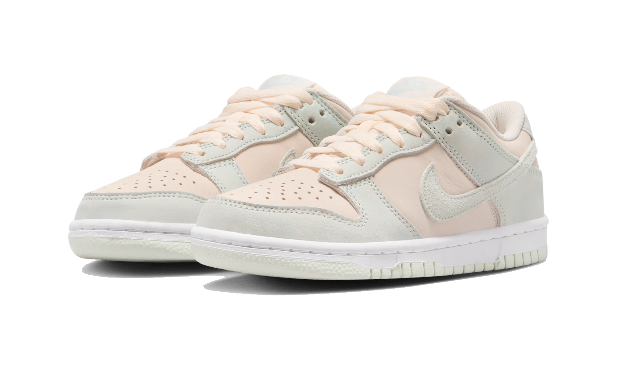 Nike Dunk Low Suede Chalk Barely Green