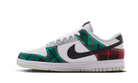 Nike Dunk Low Tartan Plaid, White/Black-White-University Red-Stadium Grey-Light Silver (DV0827-100)