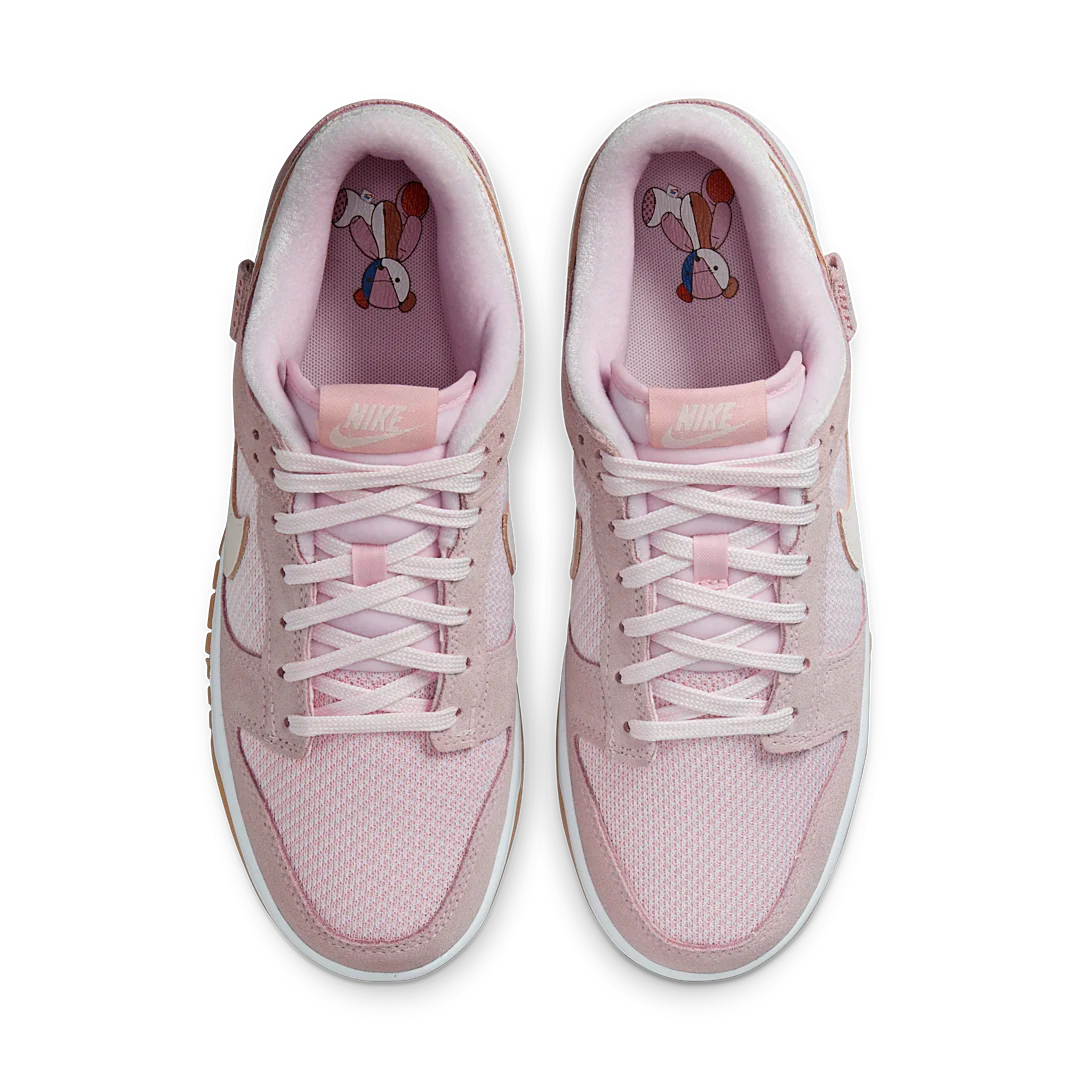 Nike Dunk Low Teddy Bear, Light Soft Pink/Pink Foam/Medium Soft Pink/Praline (DZ5318-640)