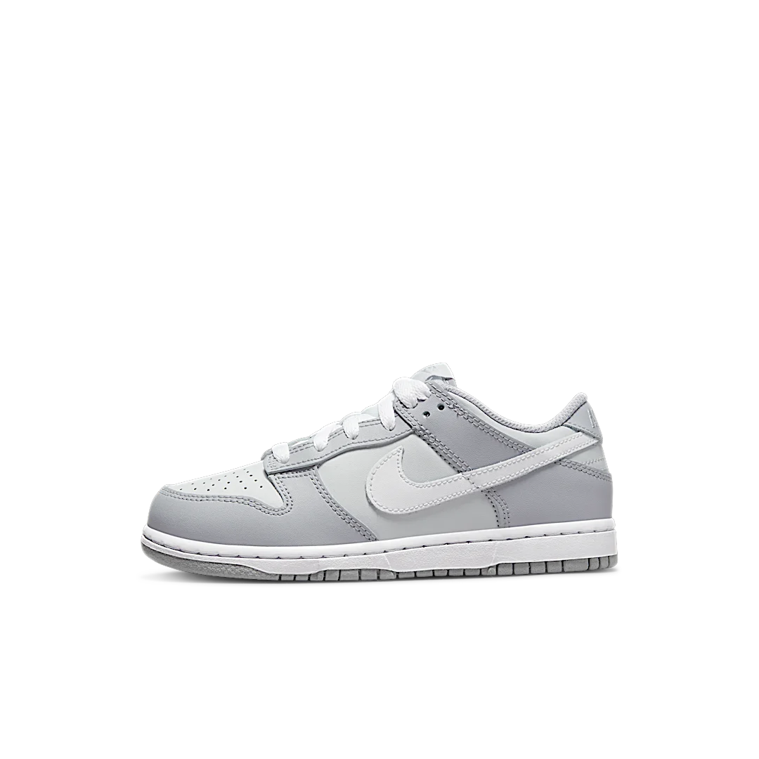 Nike Dunk Low Two-Toned Grey (PS), Pure Platinum/White-Wolf Grey (DH9756-001)