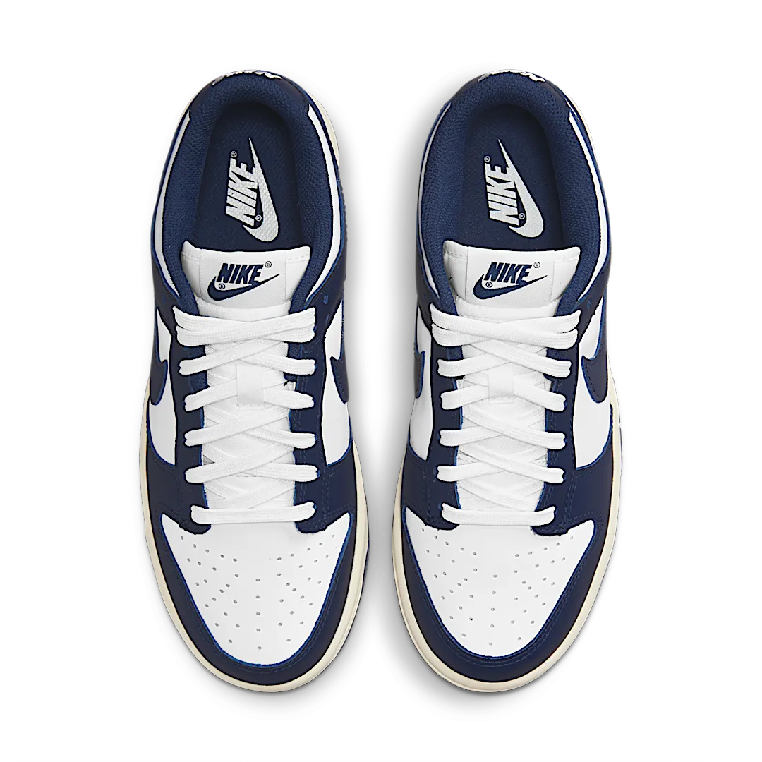 Nike Dunk Low Vintage Navy, White/Midnight Navy (DD1503-115)