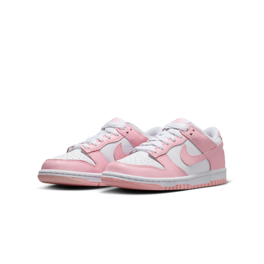 Nike Dunk Low White Medium Soft Pink, White/White/White/Medium Soft Pink (FB9109-125)