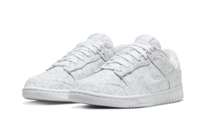 Nike Dunk Low White Paisley, White/Grey Fog-White (DJ9955-100)