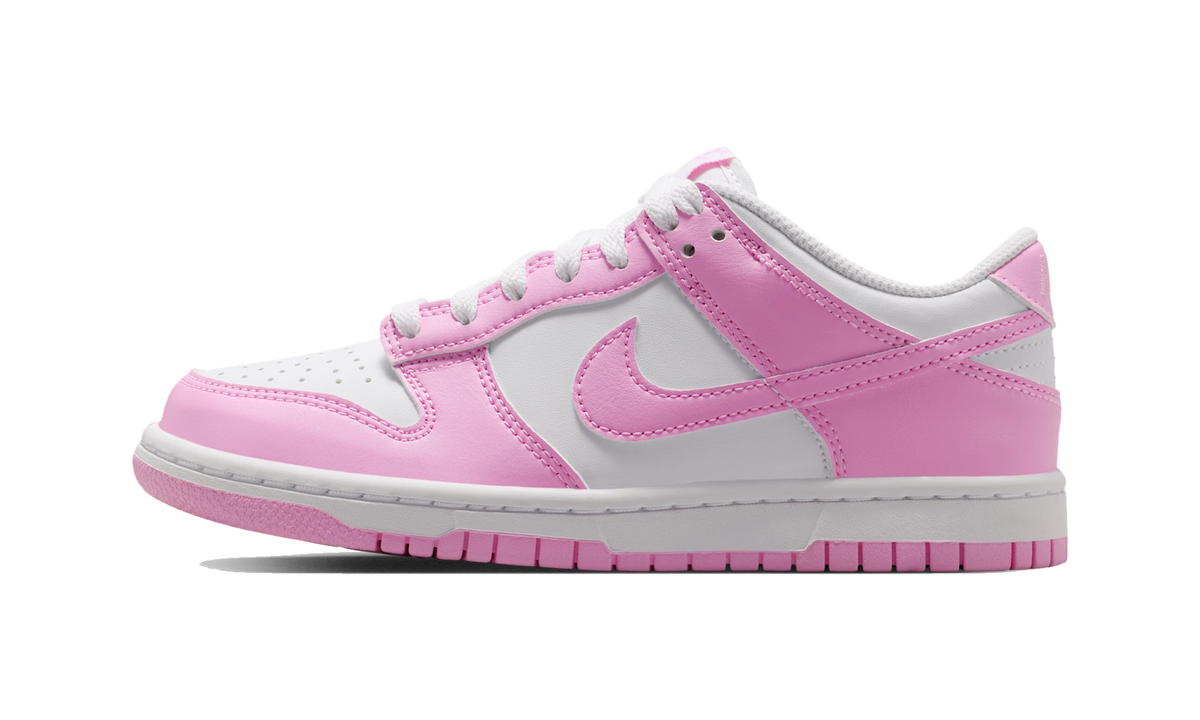 Nike Dunk Low White Pink Rise