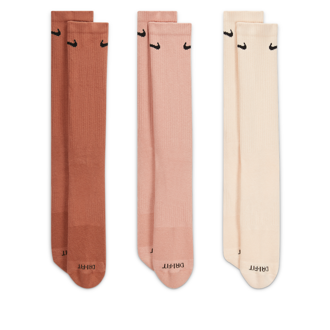 Nike Everyday Plus Cushioned Training Crew Socks (3 Pairs) Multi-Colour