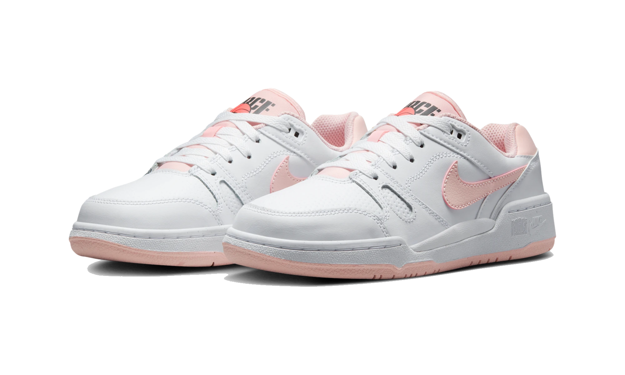 Nike Full Force Low White Bright Mango Black Echo Pink