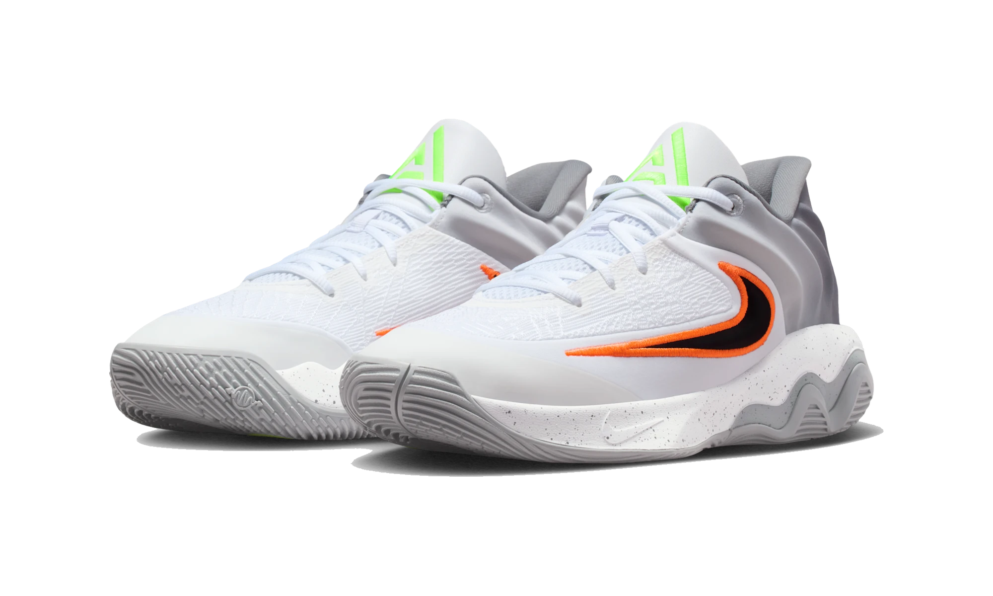 Nike Giannis Immortality 4 White Volt Wolf Grey Black