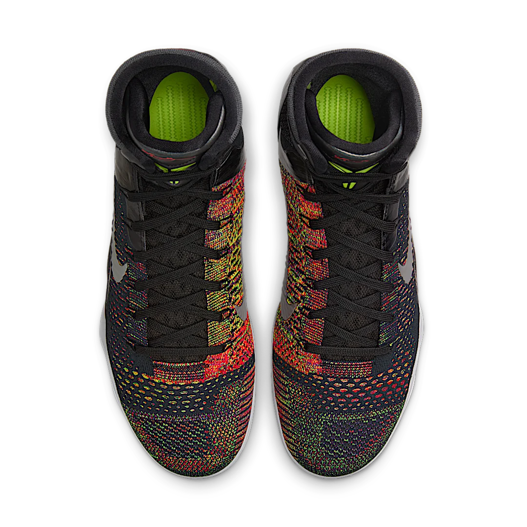 Nike Kobe 9 Elite Protro Masterpiece (2025), Black/Metallic Silver-Bright Crimson-Volt (FZ7335-001)