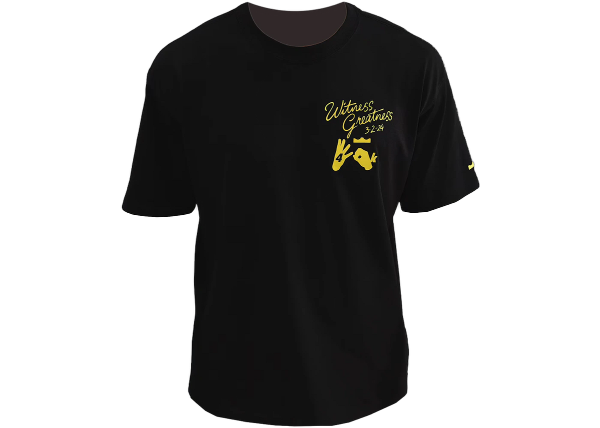 Nike LeBron James Uncharted Max90 Basketball T-shirt Black