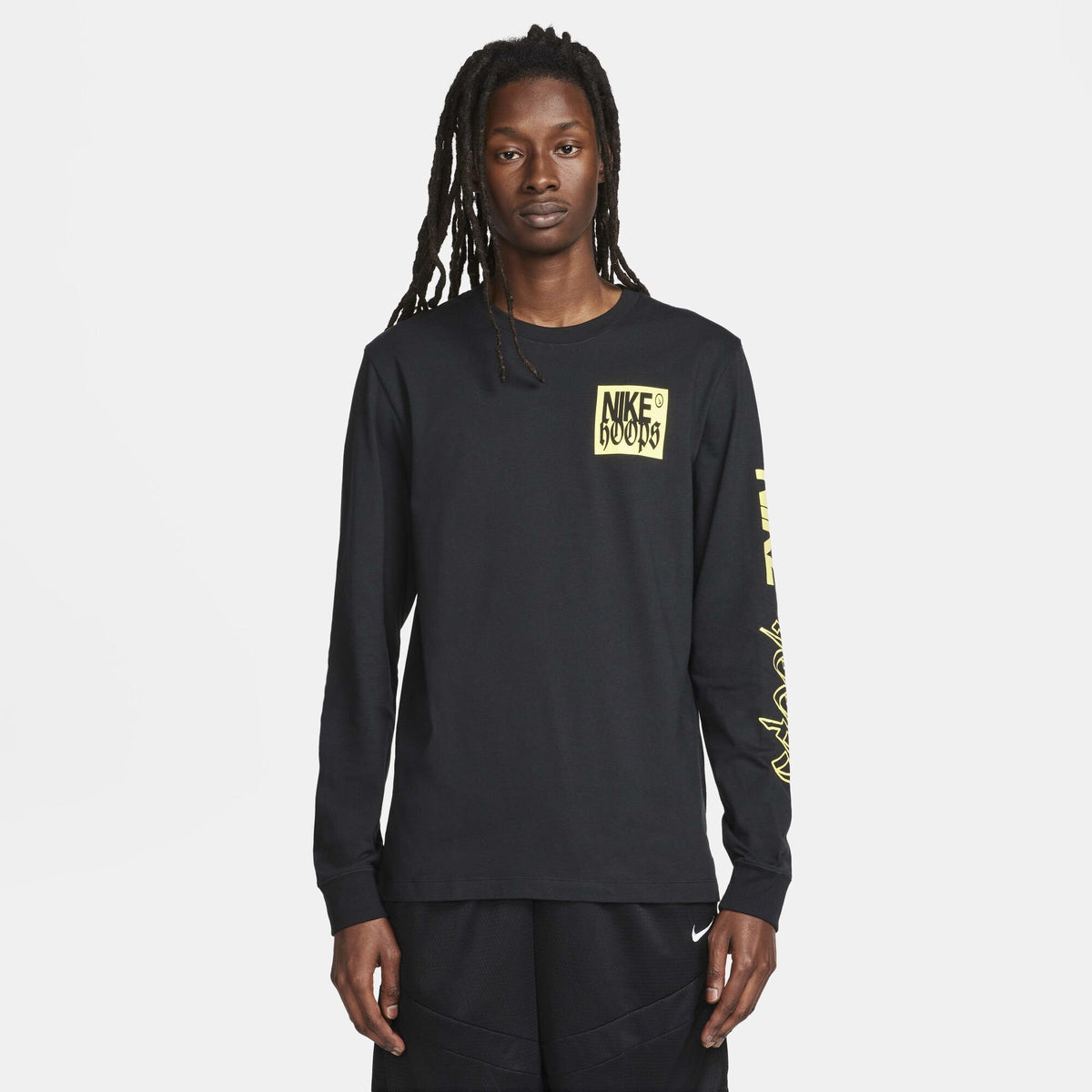 Nike Long-Sleeve Fitness T-Shirt Black