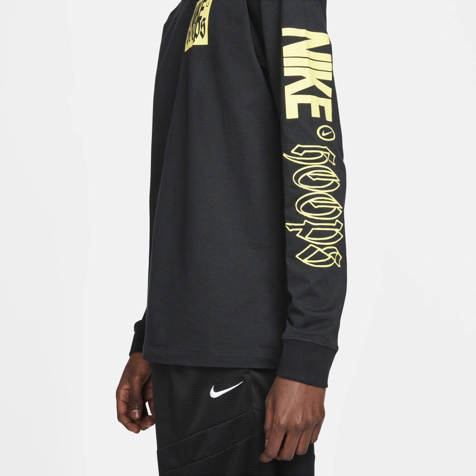Nike Long-Sleeve Fitness T-Shirt Black
