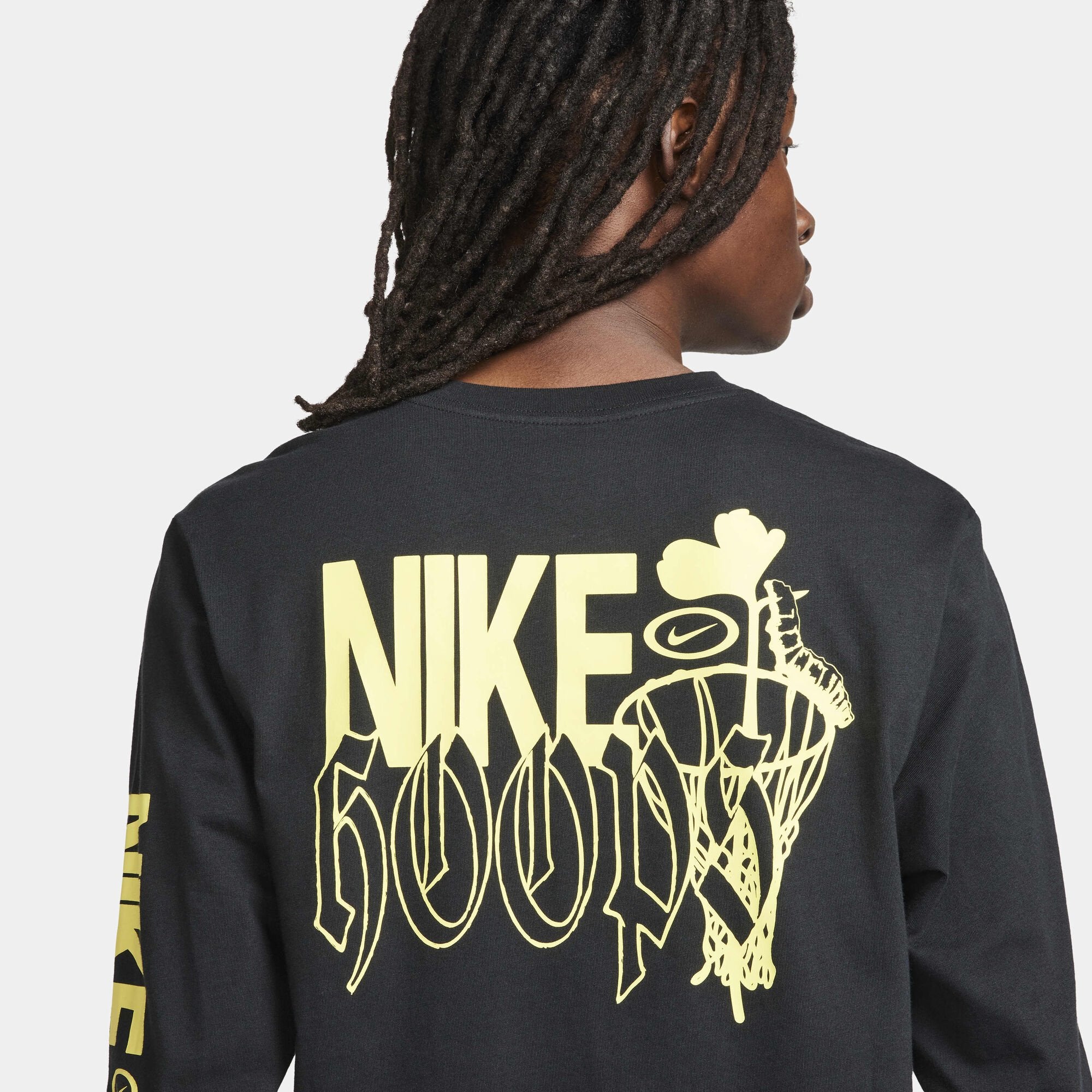 Nike Long-Sleeve Fitness T-Shirt Black