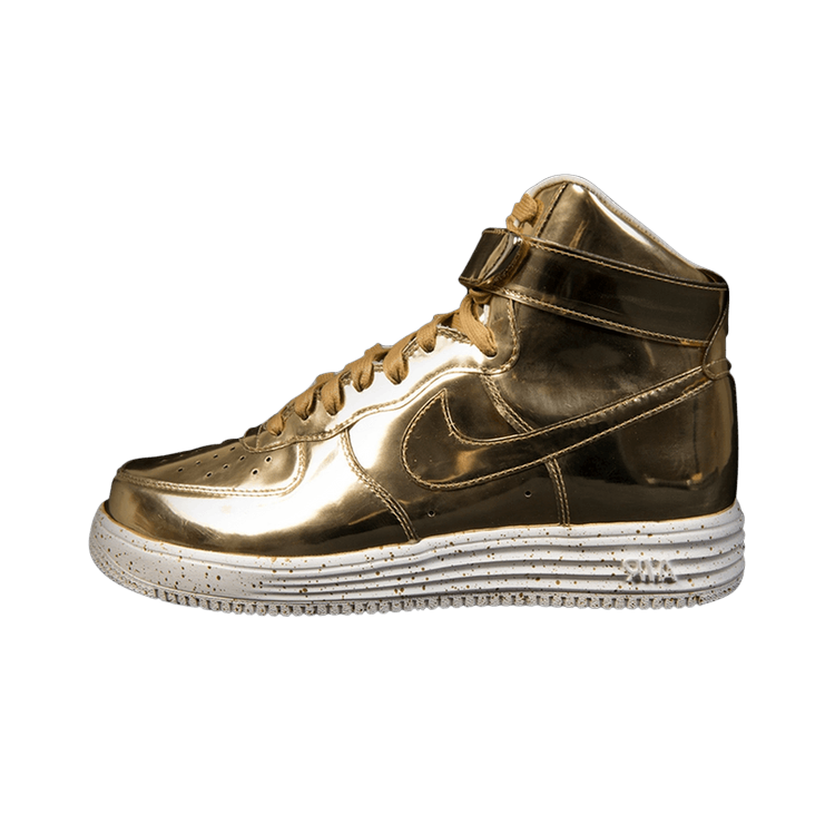 Nike Lunar Force 1 High Liquid Gold, Metallic Gold/Metallic Gold-Sl (652845-770)