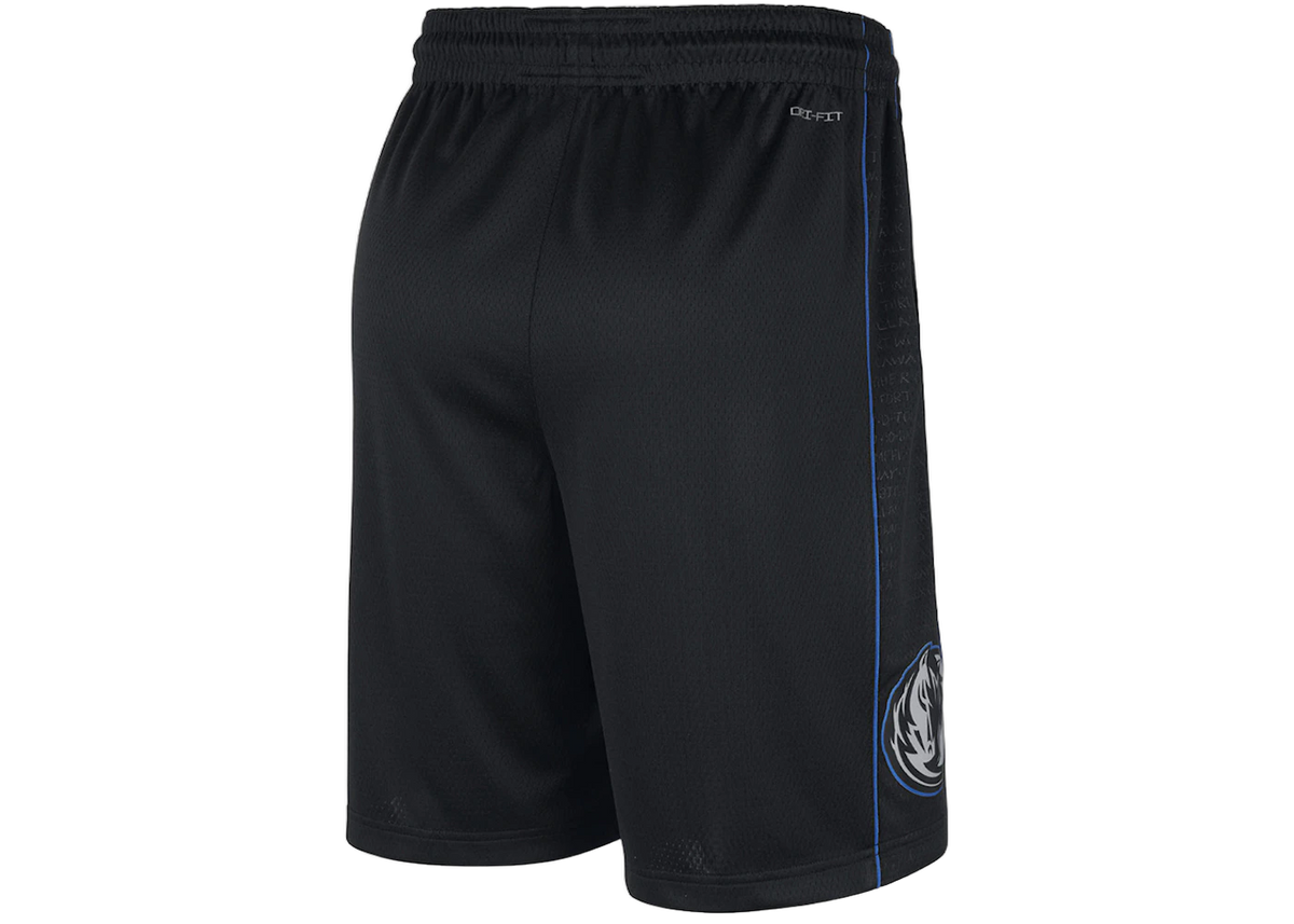 Nike NBA Dallas Mavericks Swingman City Edition Dri-Fit Shorts Black