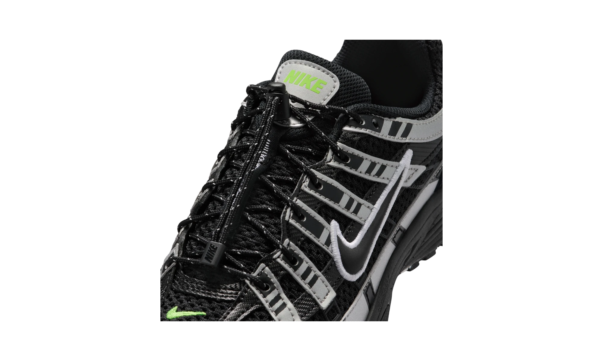 Nike P-6000 Black Metallic Silver Volt Ice