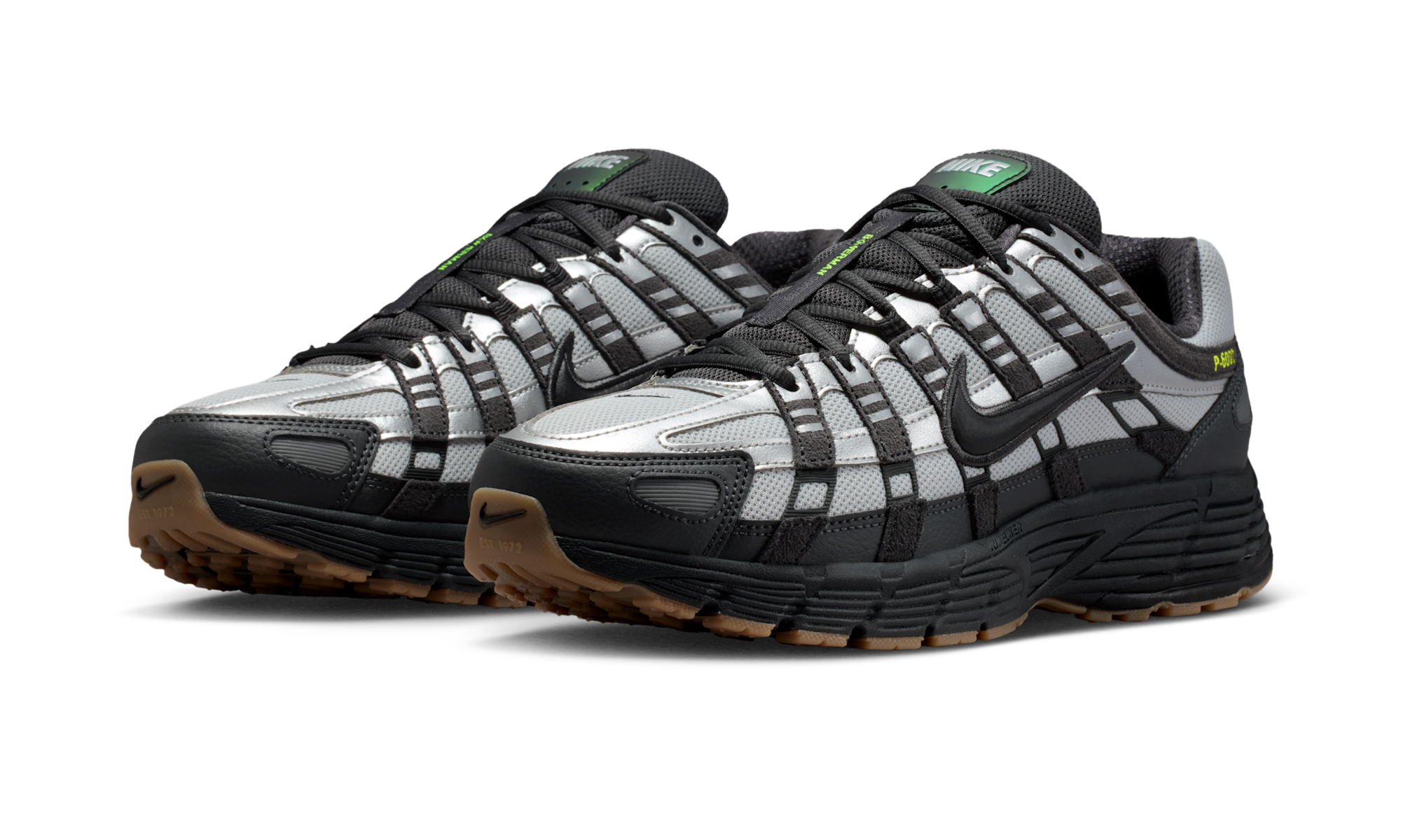 Nike P-6000 Grey Fog Volt Black