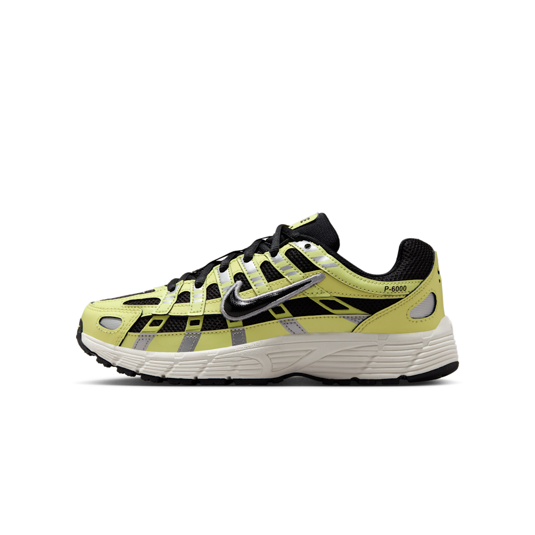 Nike P-6000 Light Lemon Twist Metallic Silver Sail Black, Light Lemon Twist/Metallic Silver/Sail/Black (HV5064-702)