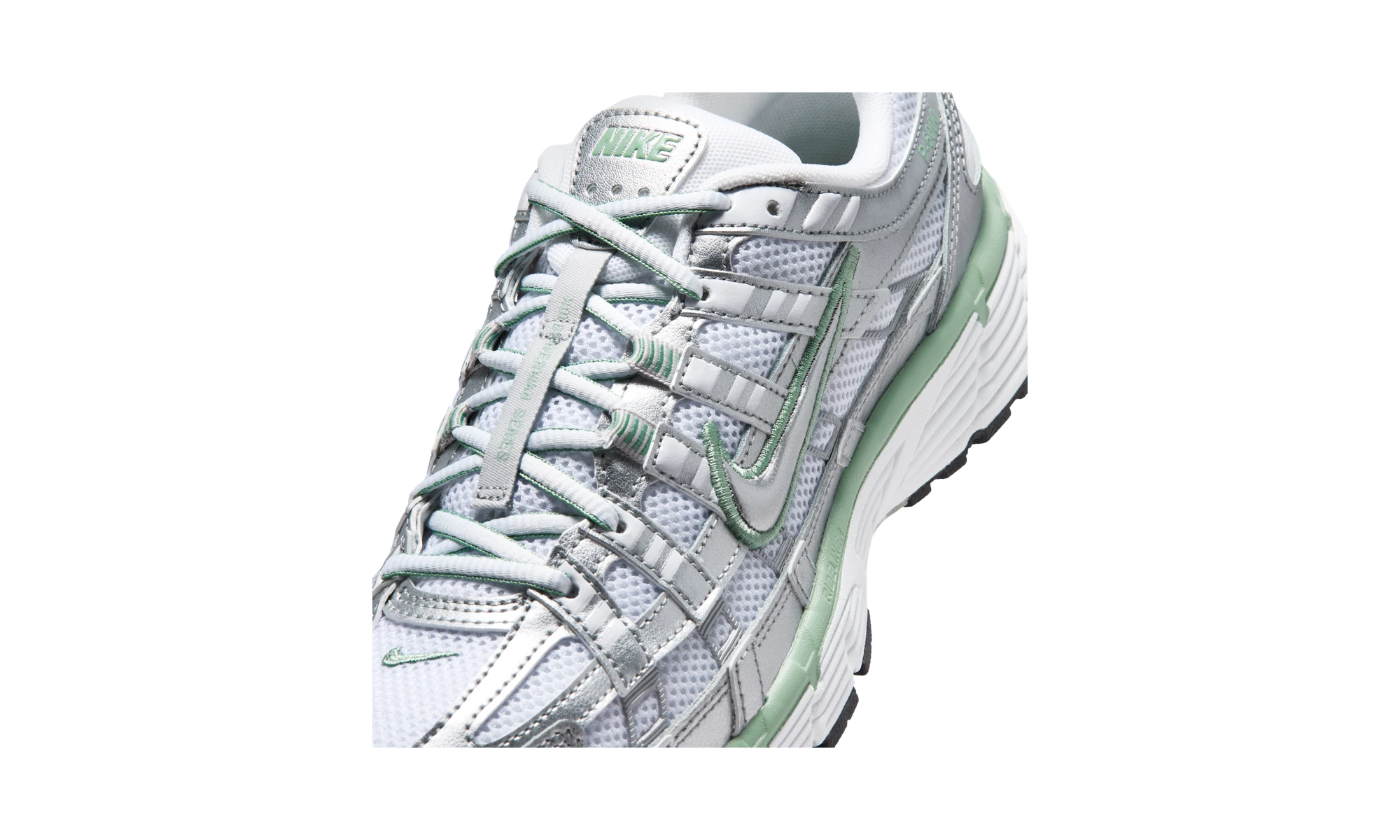 Nike P-6000 Metallic Silver White Steam