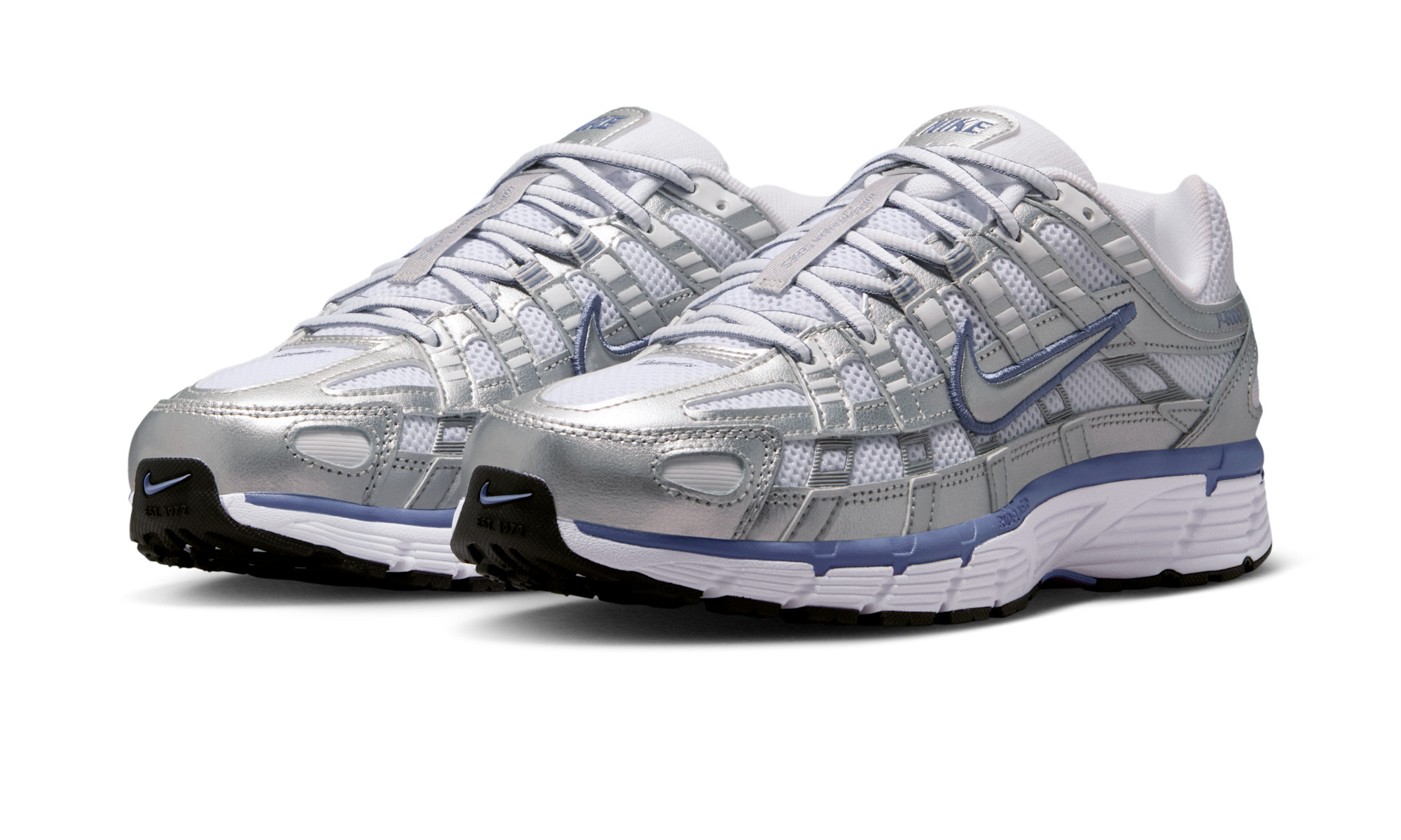 Nike P-6000 Metallic Silver World Indigo