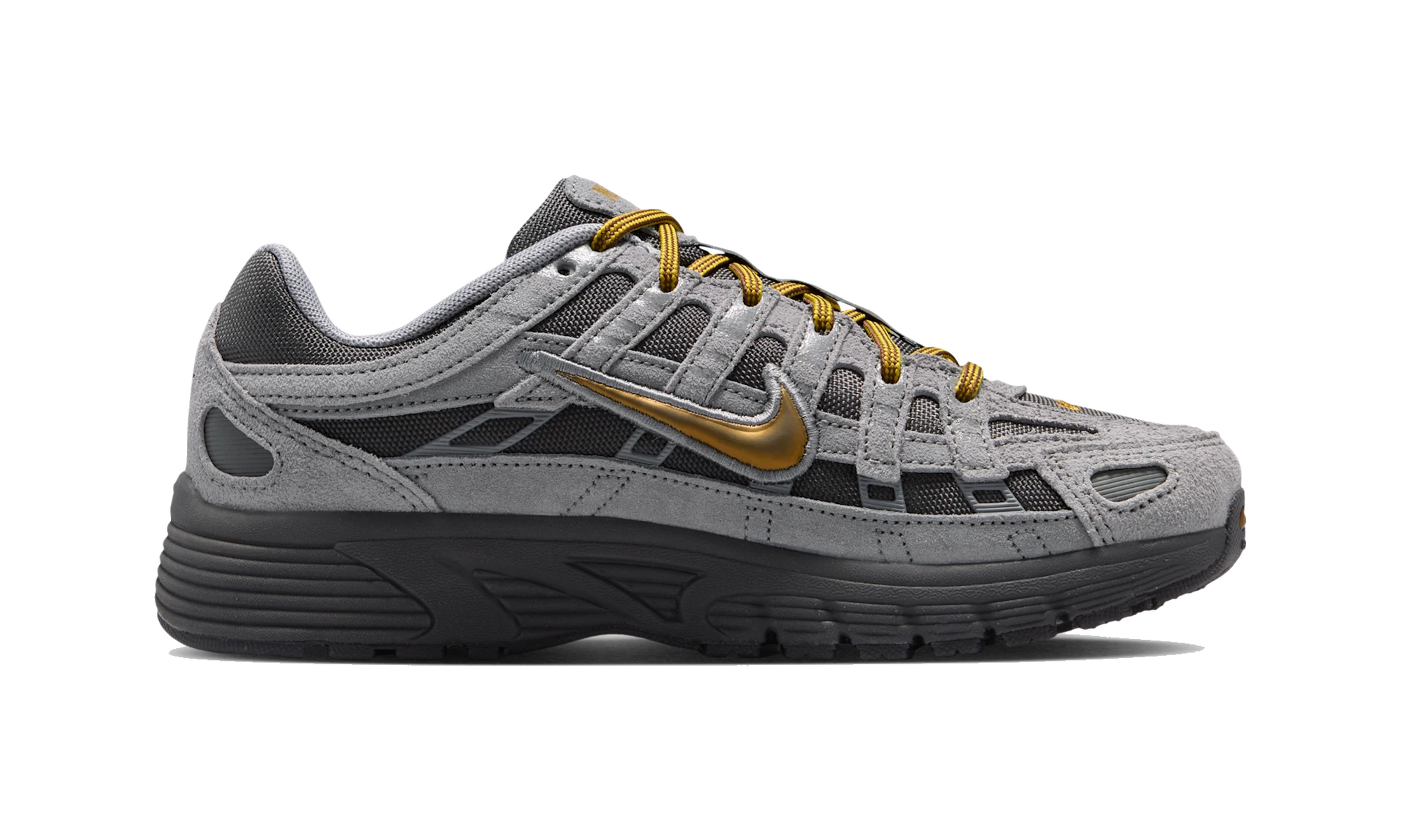 Nike P-6000 Premium Medium Ash Grey Golden Hops