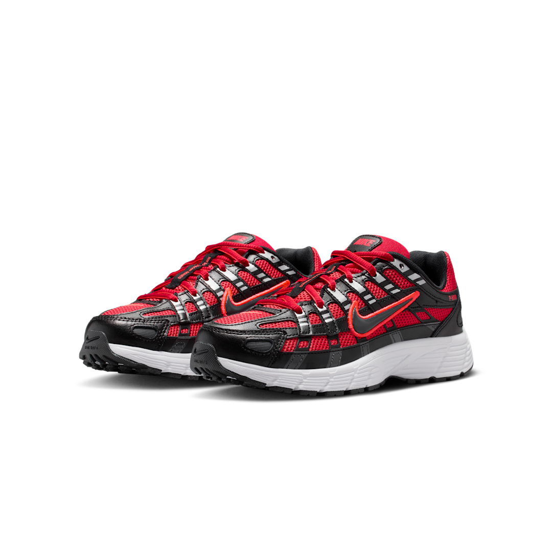 Nike P-6000 University Red Metallic Silver Dark Smoke Grey Black
