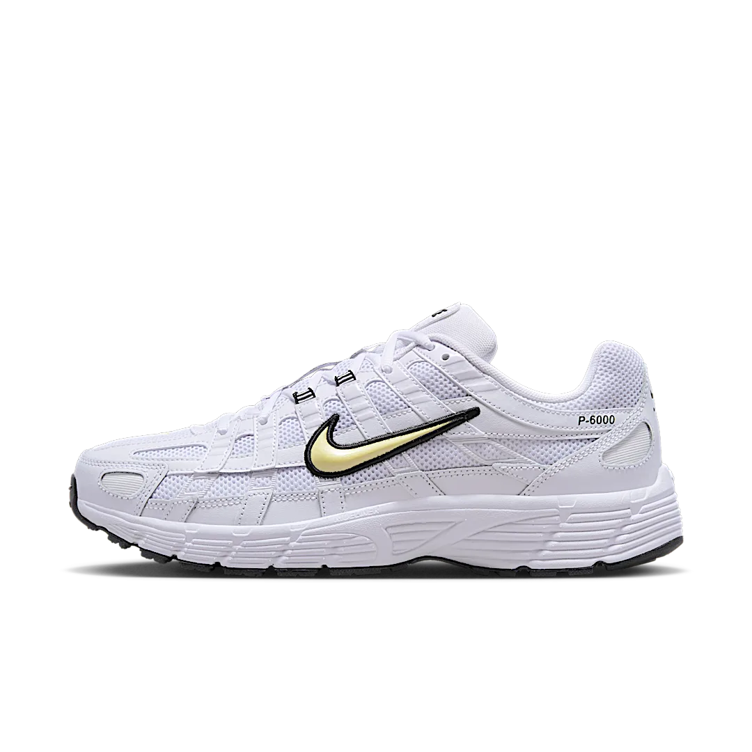 Nike P-6000 White Lemon Chiffon, White/Black/Lemon Chiffon (FN4294-100)