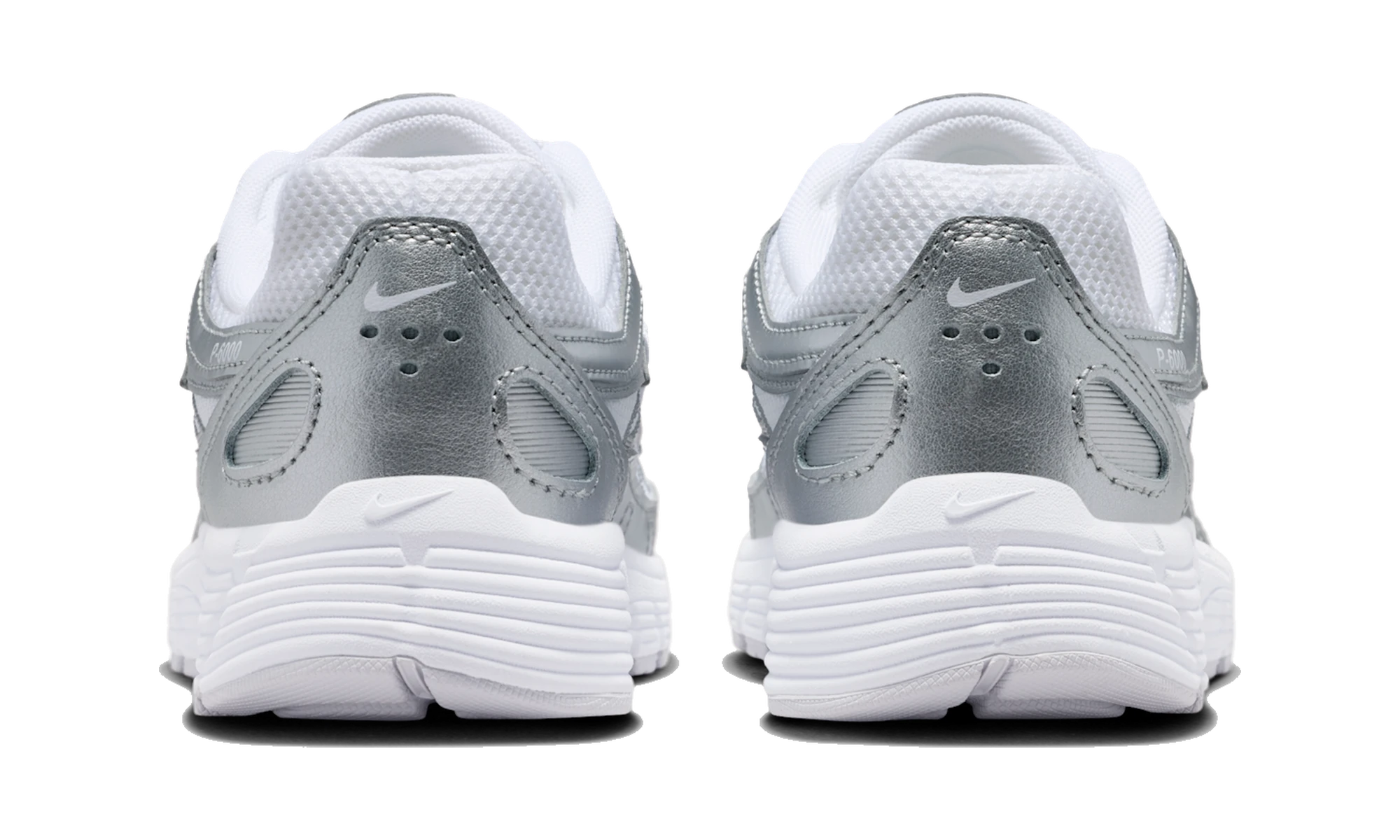 Nike P-6000 White Metallic Silver Vast Grey