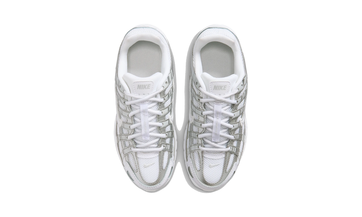 Nike P-6000 White Silver