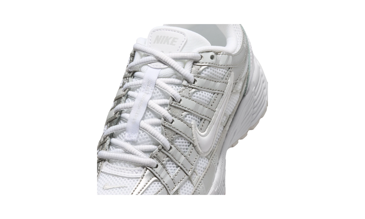 Nike P-6000 White Silver