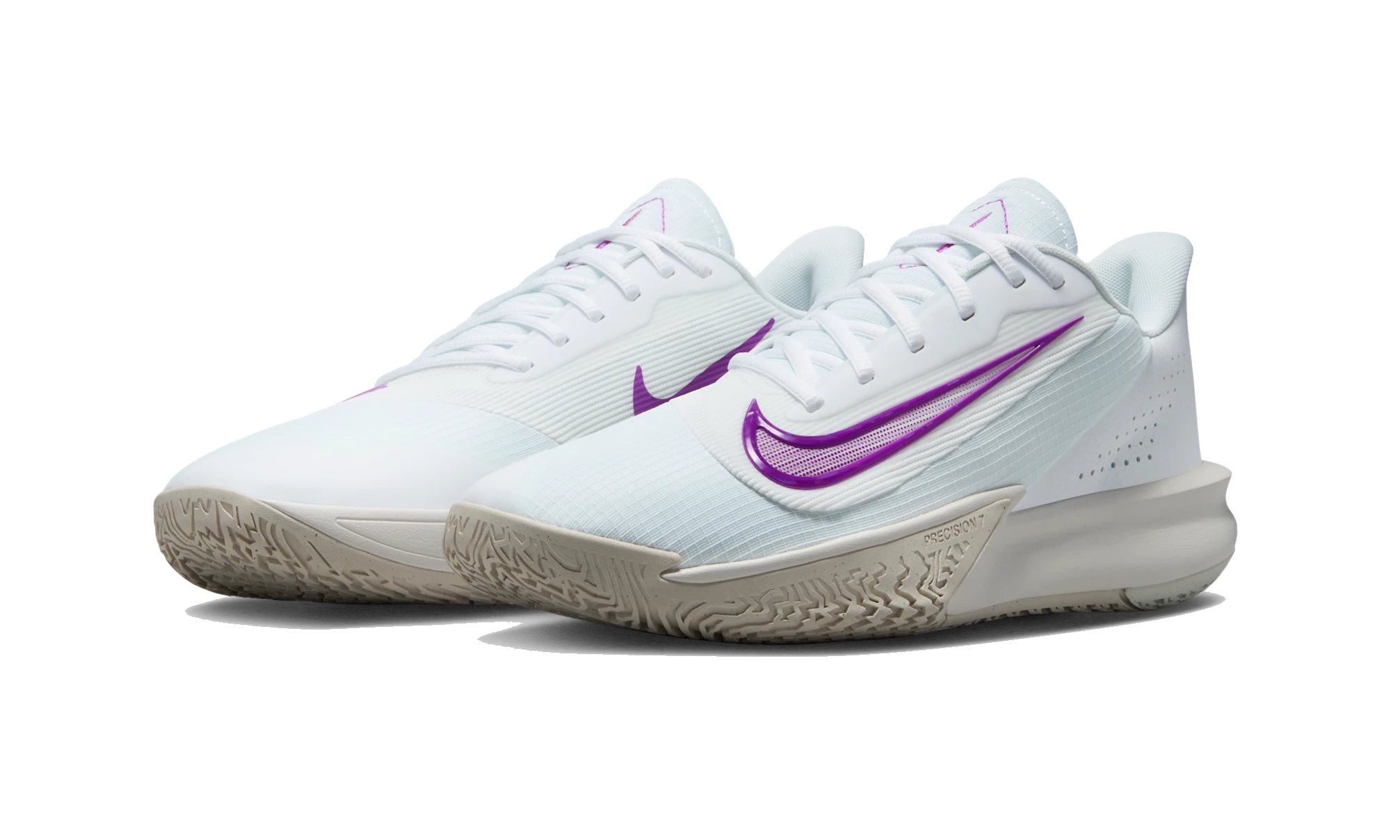 Nike Precision 7 White Vivid Purple
