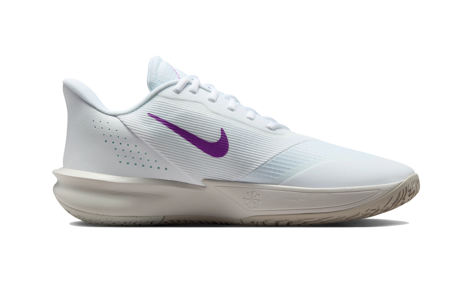 Nike Precision 7 White Vivid Purple