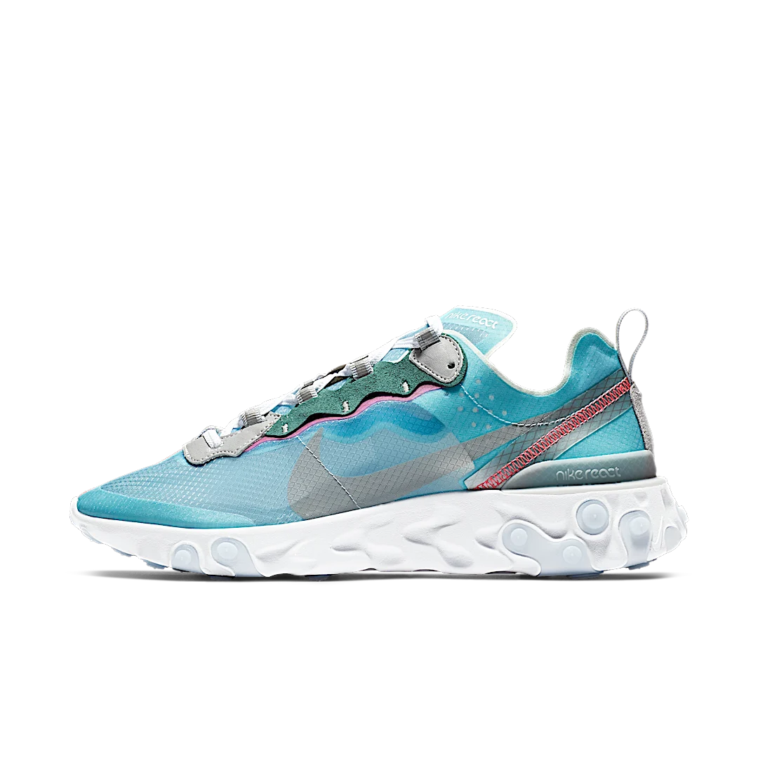 Nike React Element 87 Royal Tint, Royal Tint/Black-Wolf Grey-Solar Red (AQ1090-400)