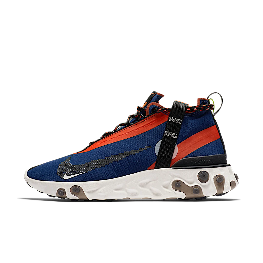 Nike React Runner Mid WR ISPA Blue Void Team Orange, Blue Void/Black-Team Orange-Phantom (AT3143-400)