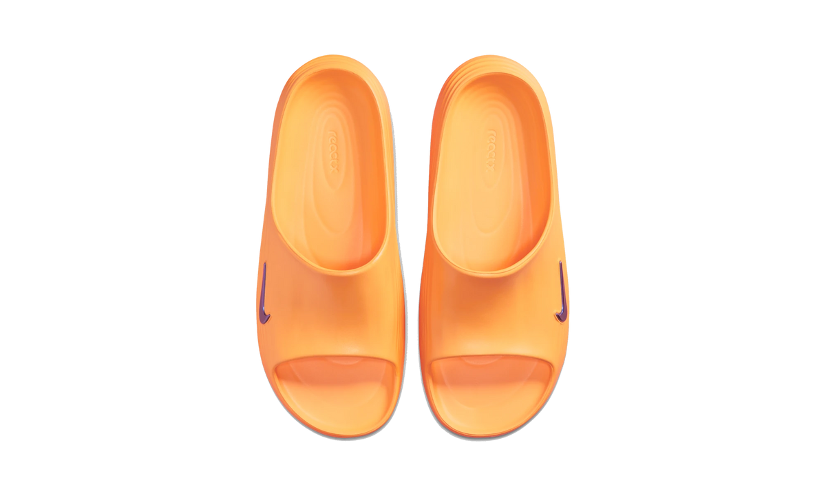 Nike ReactX Rejuven8 Slide Citron Pulse Laser Orange Volt Ice