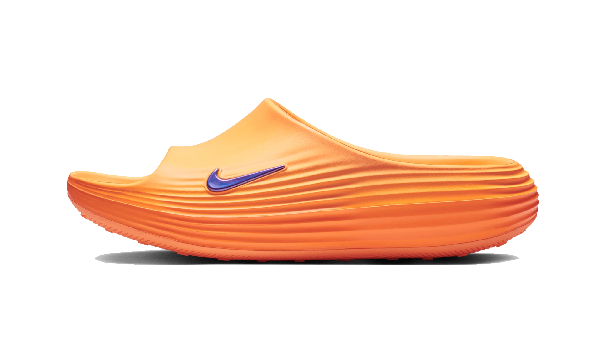 Nike ReactX Rejuven8 Slide Citron Pulse Laser Orange Volt Ice