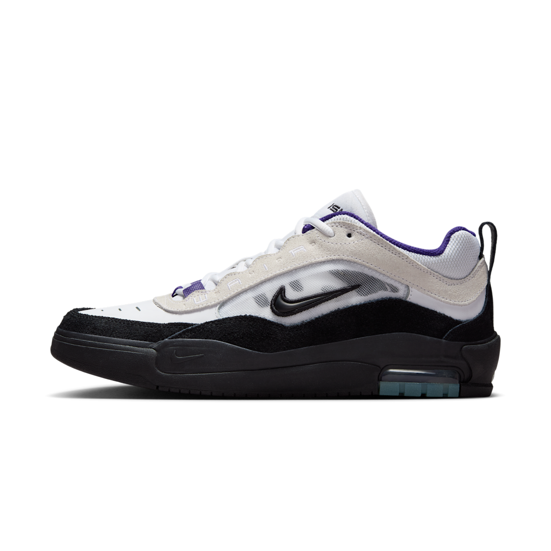 Nike SB Air Max Ishod White Black Court Purple, White/Black-Court Purple (FB2393-104)