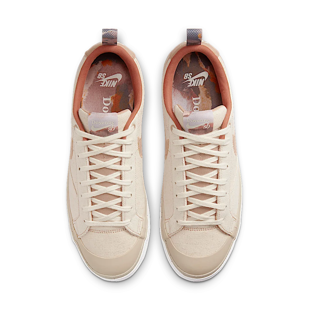 Nike SB Blazer Low Doyenne Skateboards, Coconut Milk/Rattan-Limestone-Sail (DZ3406-100)