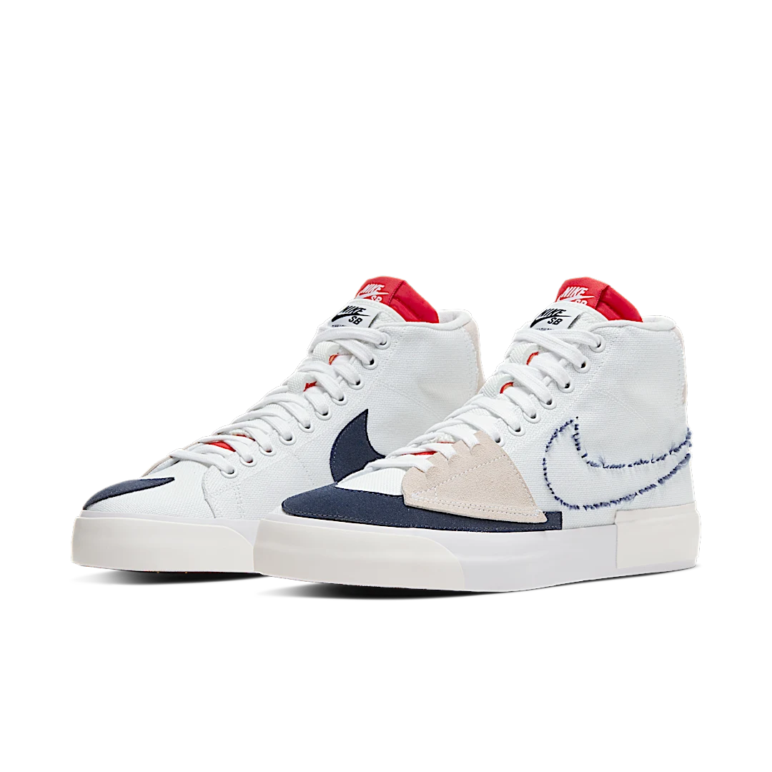 Nike SB Blazer Mid Edge Hack Pack White, White/University Red-Summit White-Midnight Navy (CI3833-100)