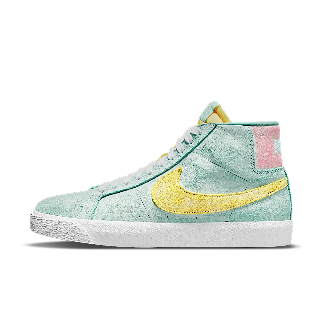 Nike SB Blazer Mid Faded Light Dew, Light Dew/Light Citron-Green Glow (DA1839-300)