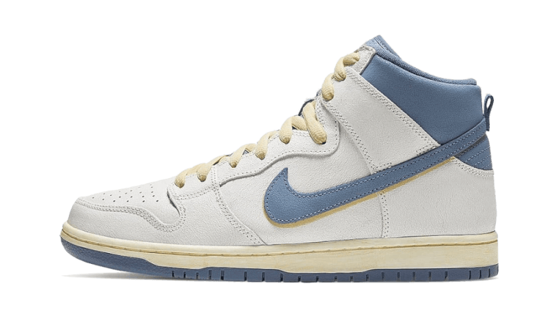 Nike SB Dunk High Atlas Lost at Sea (2020), White/Blue-Yellow (CZ3334-100)