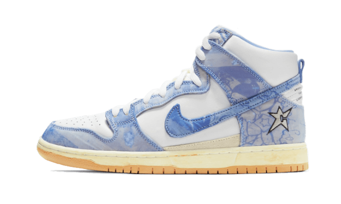 Nike SB Dunk High Carpet Company, Blue/White-Gum (CV1677-100)