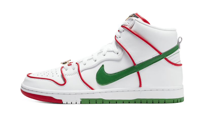 Nike SB Dunk High Paul Rodriguez Mexico, White/Red-Green (CT6680-100)