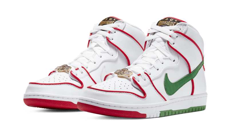 Nike SB Dunk High Paul Rodriguez Mexico, White/Red-Green (CT6680-100)